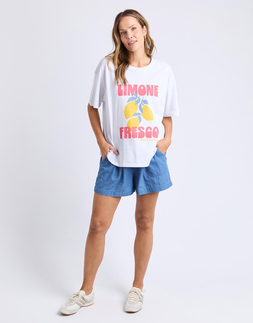 Elm Limone Fresco Tee (White)