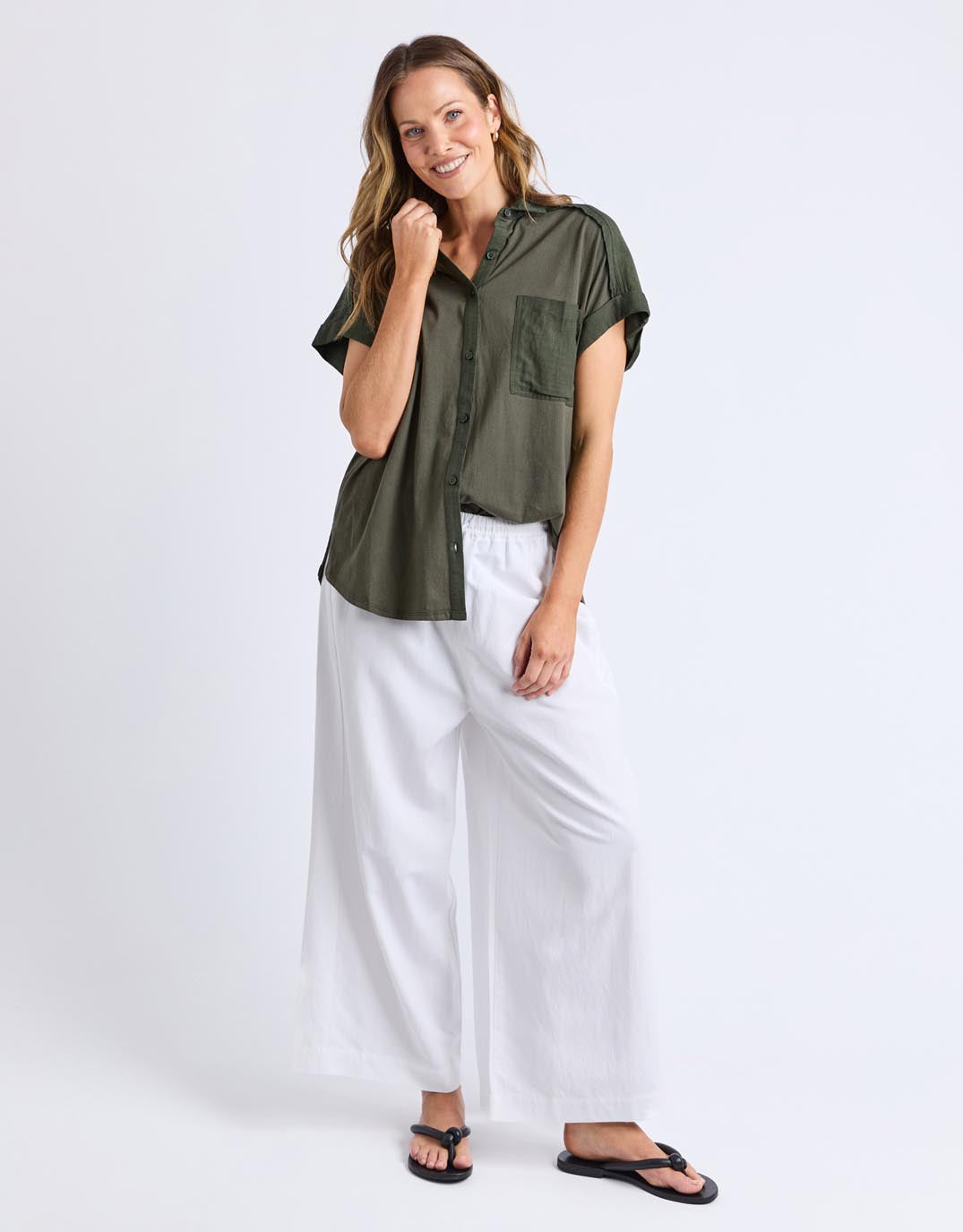 Elm Locket Shirt (Khaki)