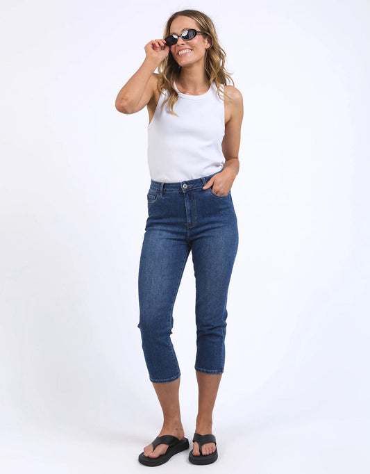 Mollie Capri Jean - (Blue)