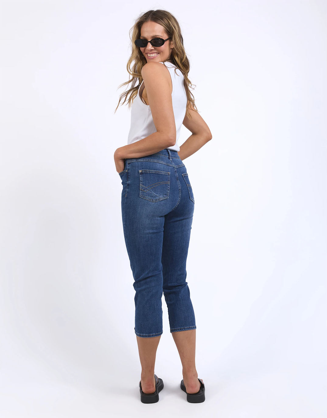 Elm Mollie Capri Jean (Blue)