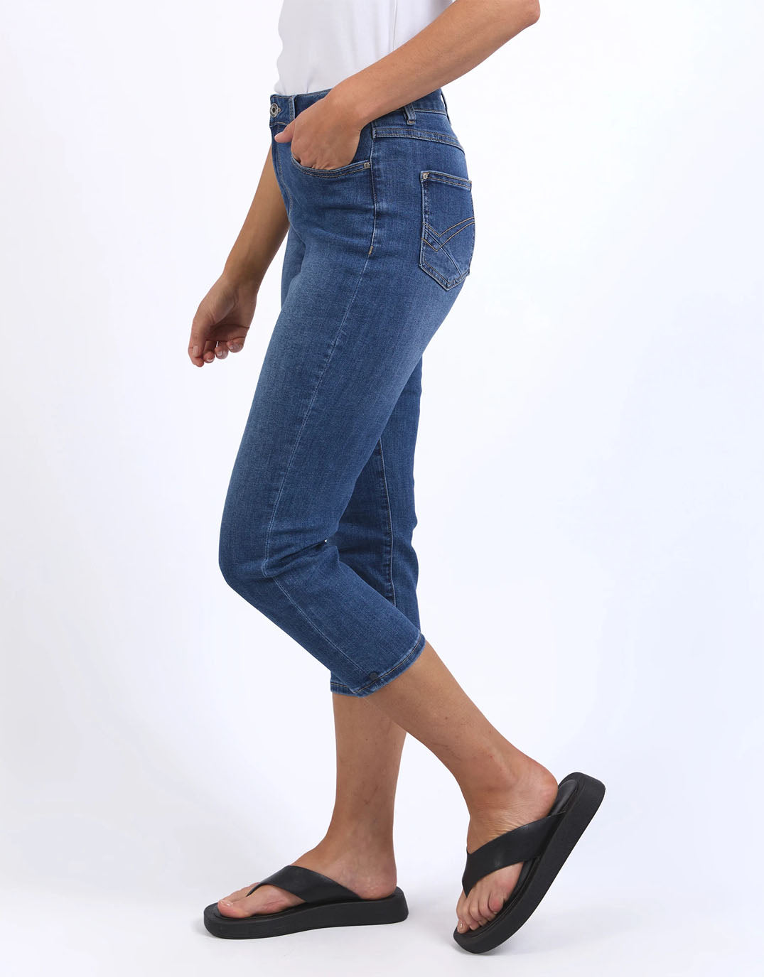 Elm Mollie Capri Jean (Blue)