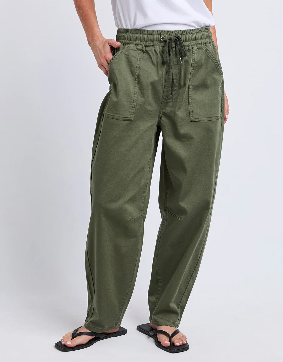 Elm Quinn Barrel Jogger (Basil)