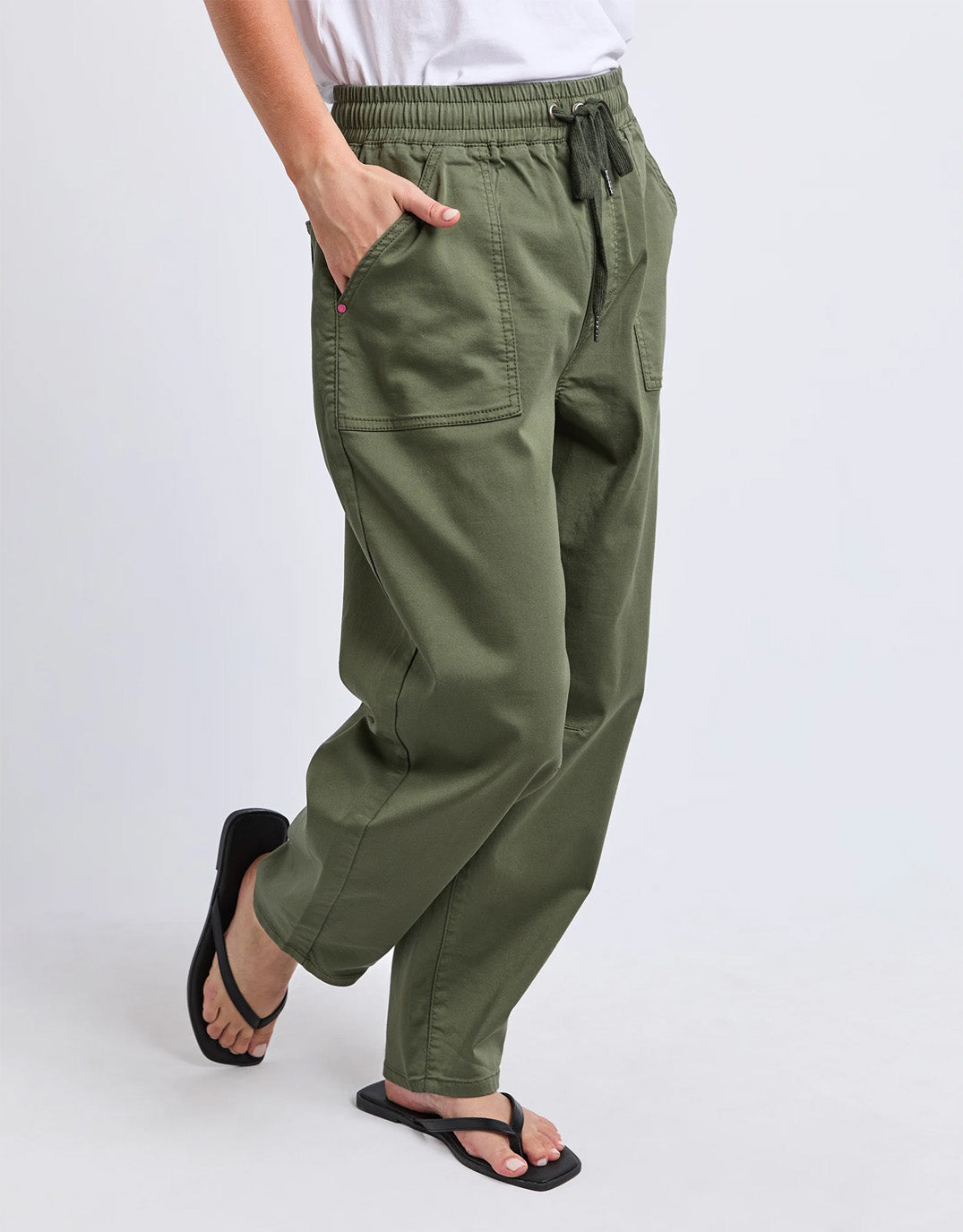 Elm Quinn Barrel Jogger (Basil)