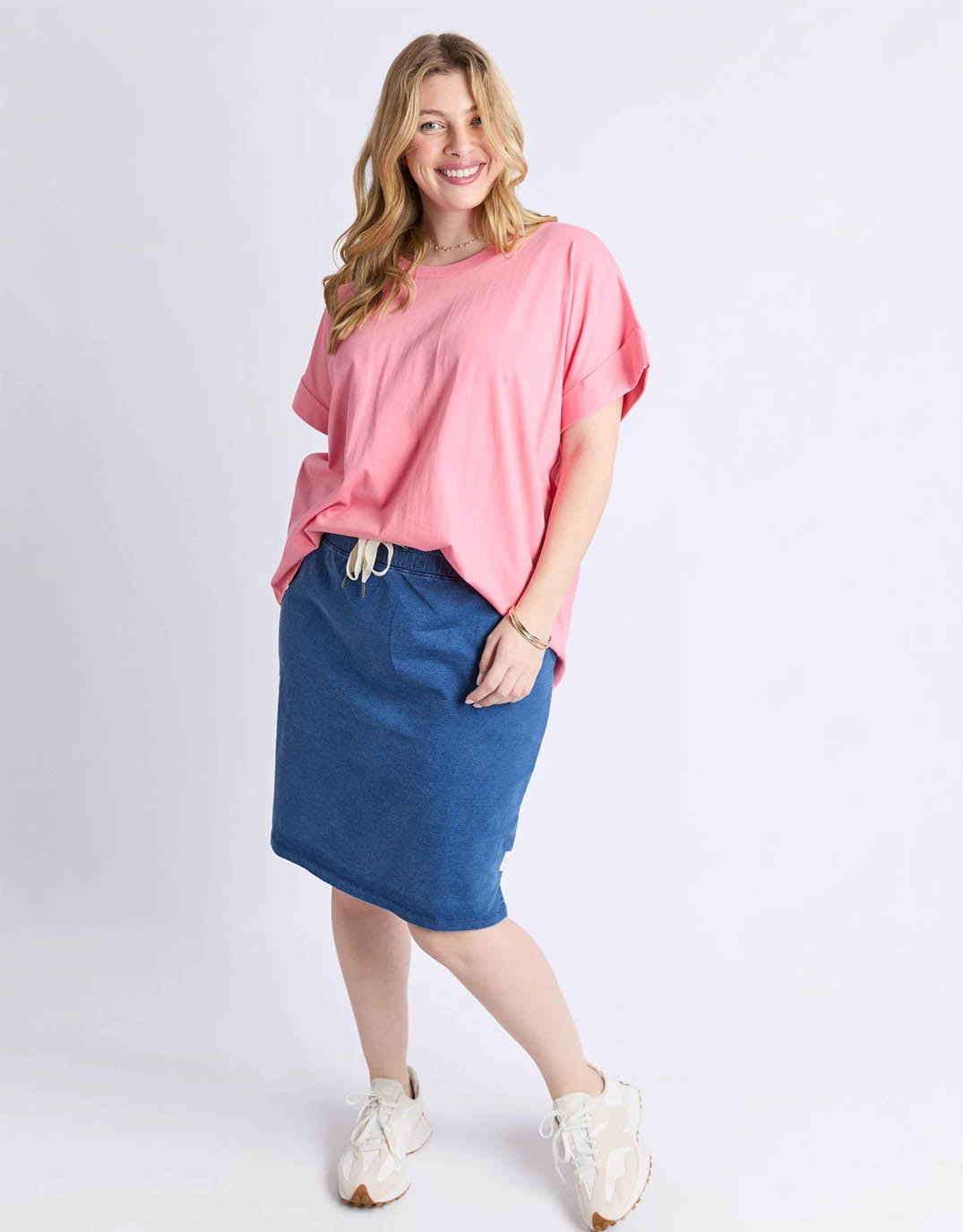 Elm Rickety Skirt (Blue Denim Look)