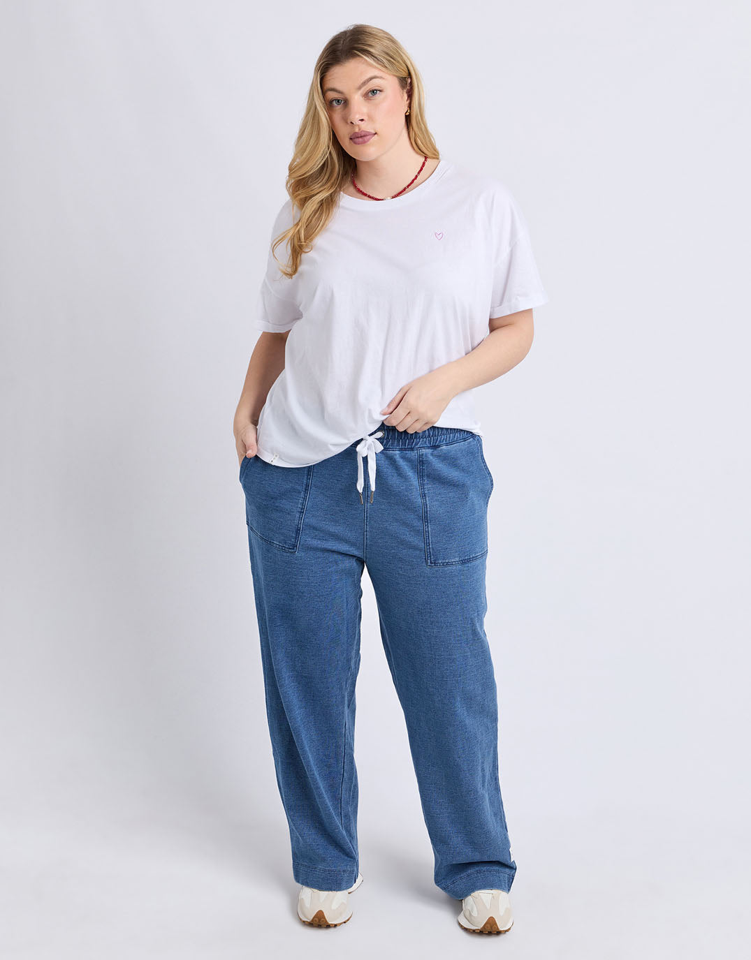 Elm Valerie Trackpant (Blue Denim Look)
