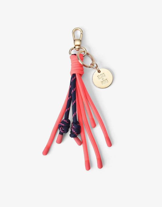 Image of Accessories. Productname: Bag Charm - in Navy colour by brand - Elms + King