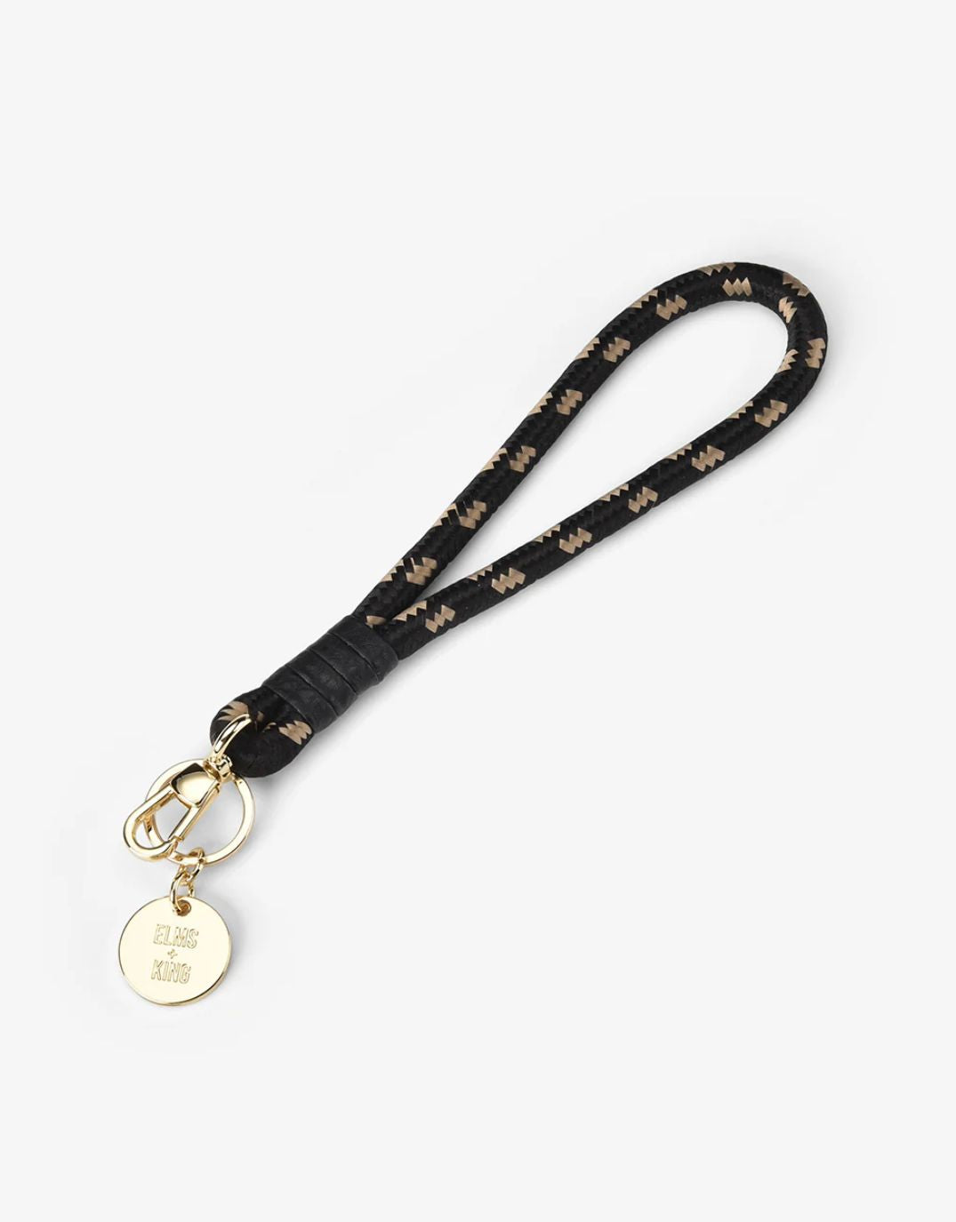 Image of Accessories. Productname: Key Loop - in Black colour by brand - Elms + King
