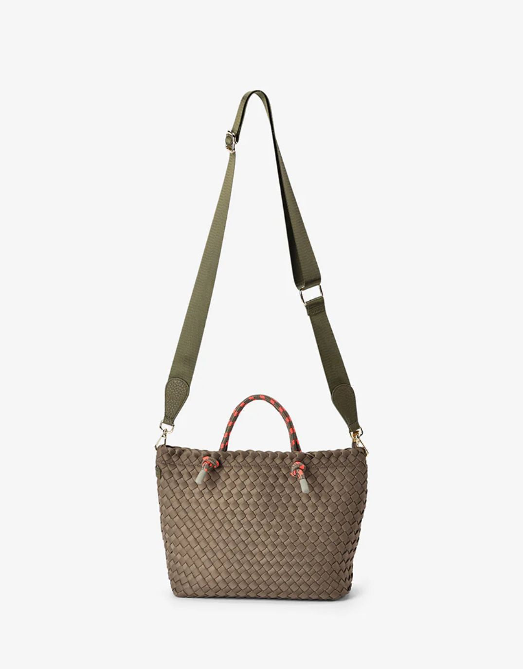 Elms + King Michigan Tote (Khaki Neo Plait)