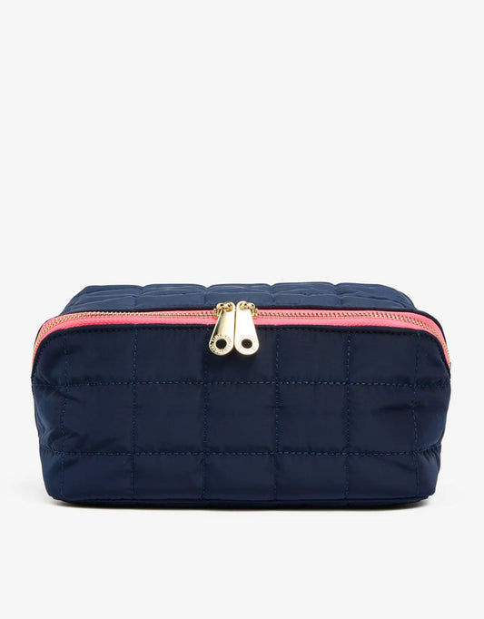 Image of Accessories. Productname: Washbag - in French Navy colour by brand - Elms + King