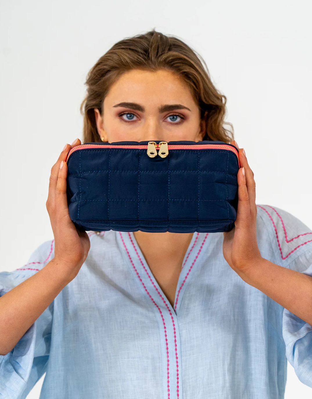 Elms + King Washbag (French Navy)
