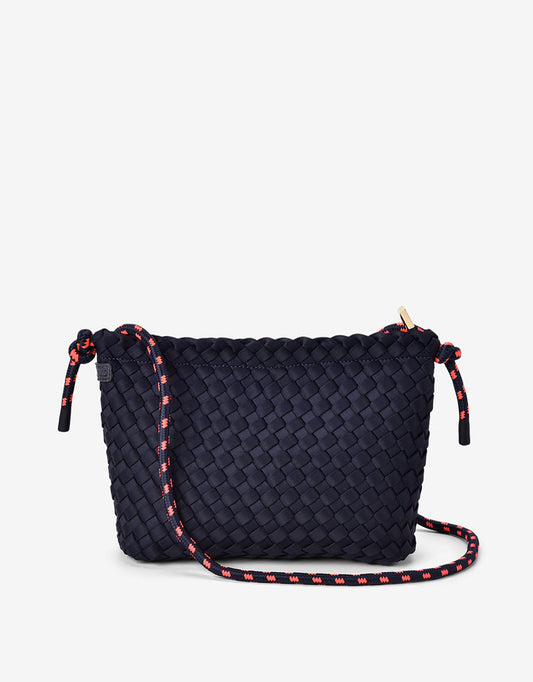 Image of Accessories. Product name - Panama Cross Body Bag Navy in Navy colour by brand - Elms + King