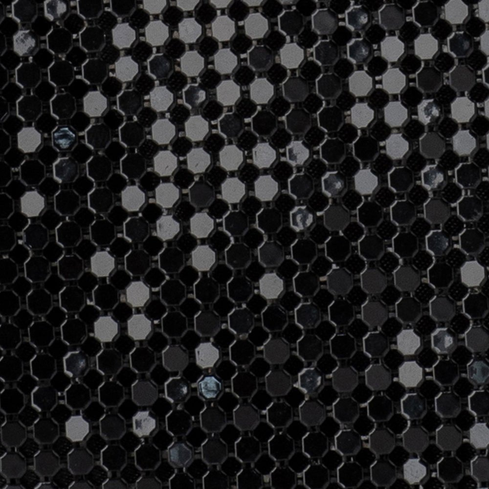 Olga Berg ELTON Mesh Cross Body Bag (Black)