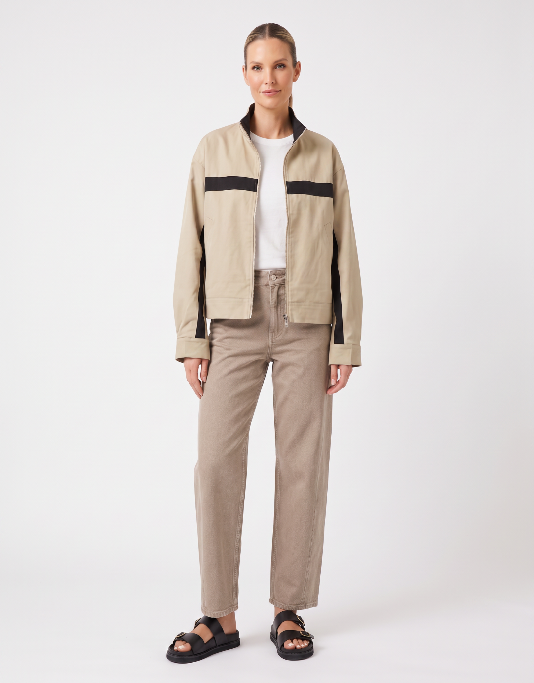 132 Fashion Emmerson Jacket (Latte/Black)