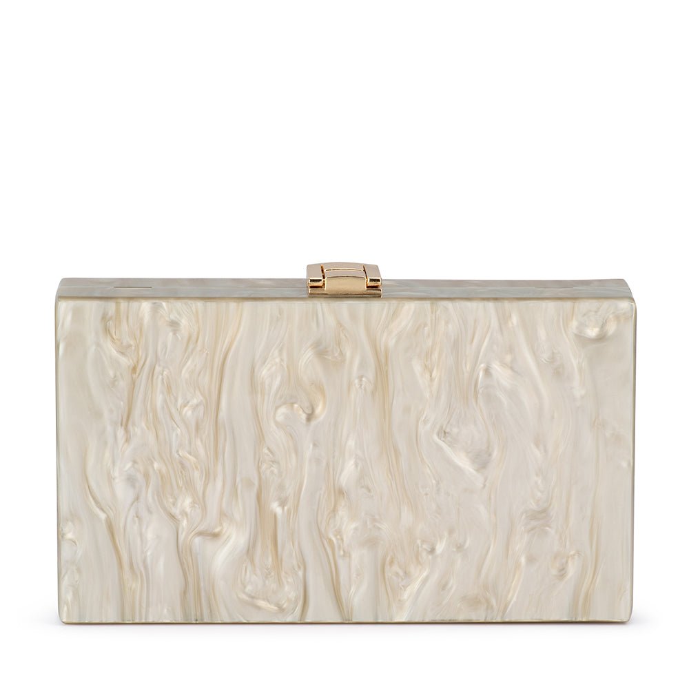 Olga Berg ERIKA Acrylic Wave Bag (Natural)