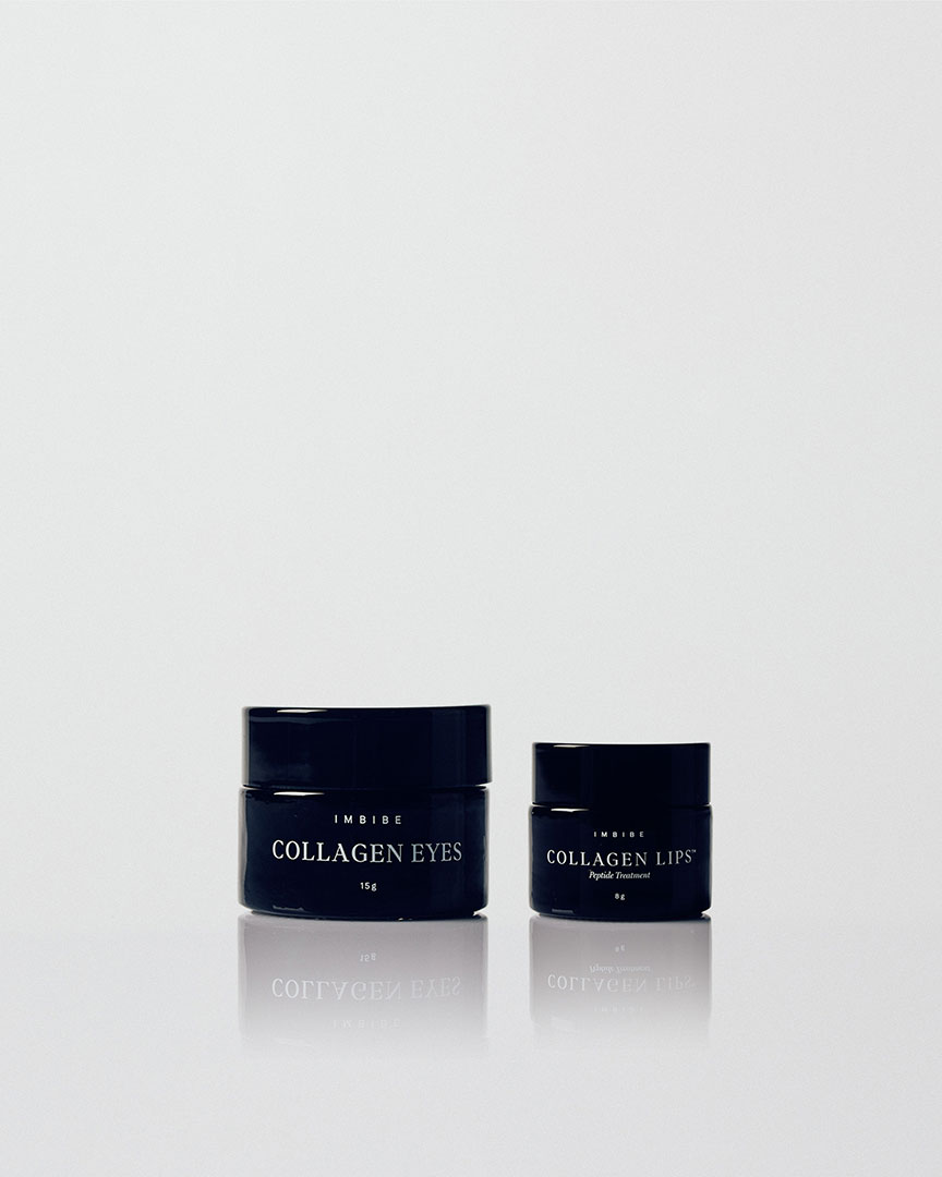 Image of Skin Care. Product name - Eyes + Lips Bundle in colour by brand - IMBIBE