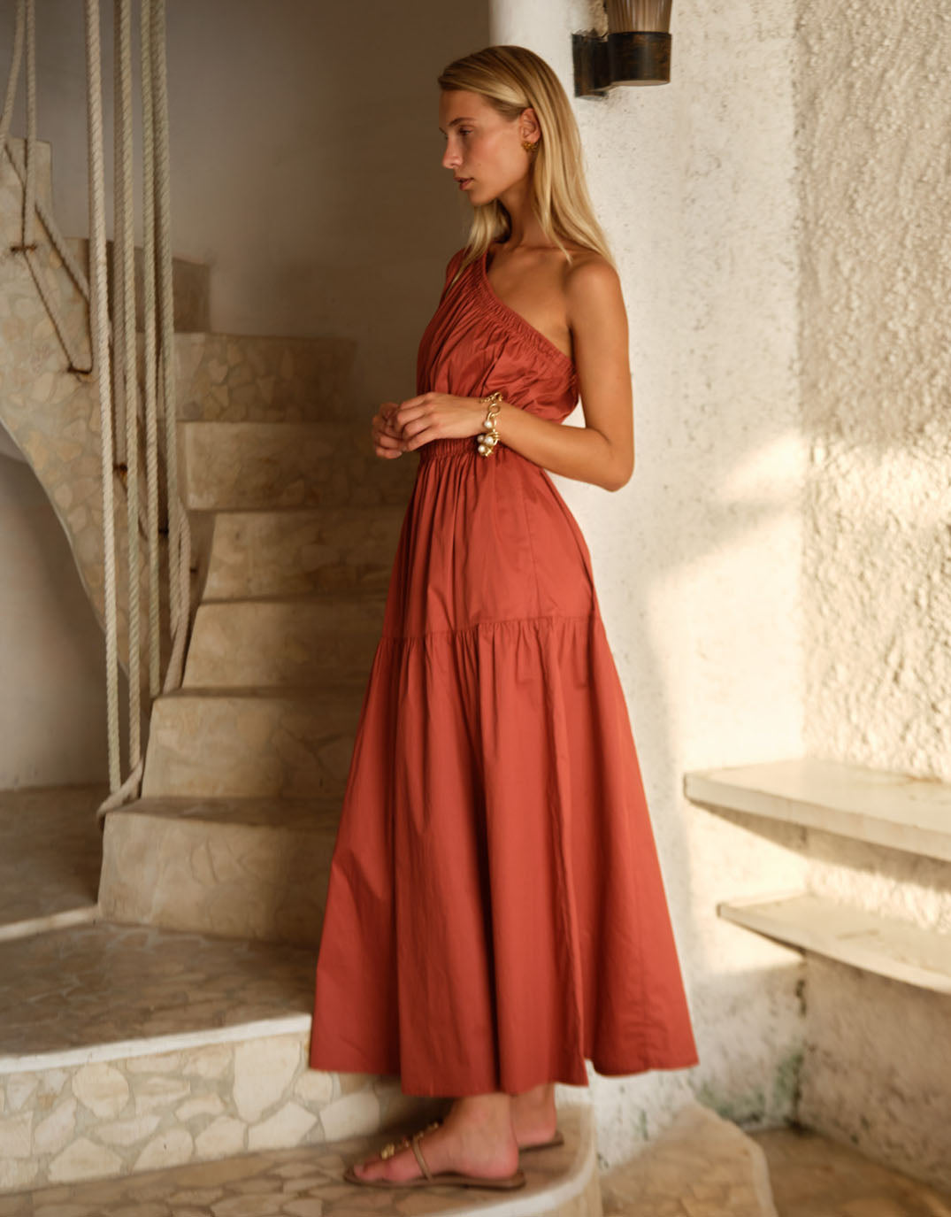 Fate and Becker Seraphina Maxi Dress (Red Clay)