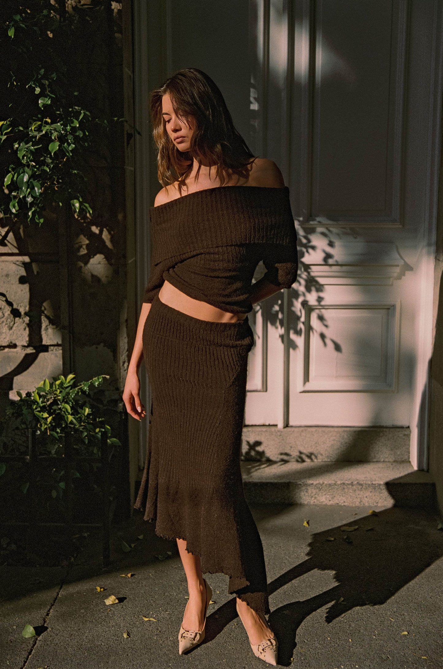 Fia Skirt (Chocolate)