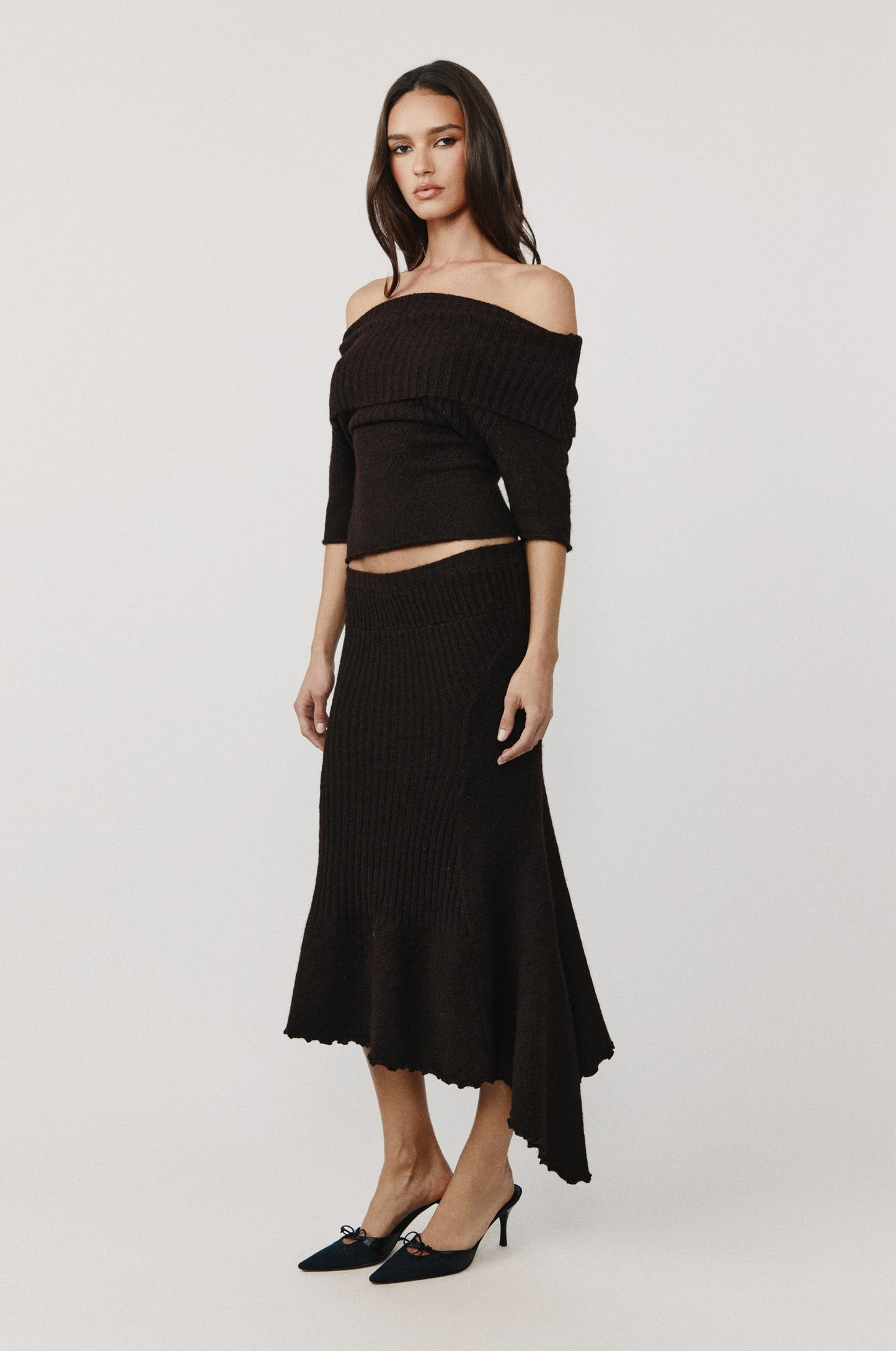 Fia Skirt (Chocolate)