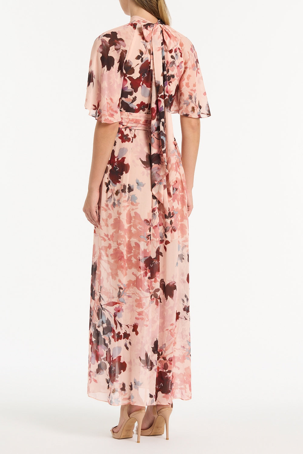 Carla Zampatti Fiori Eterea Georgette Maxi Dress (Multi)