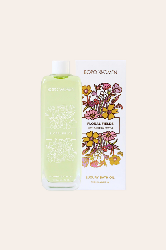 Image of Personal Care. Productname: Bopo Floral Fields Luxury Bath Oil in Floral colour by brand - Kabana