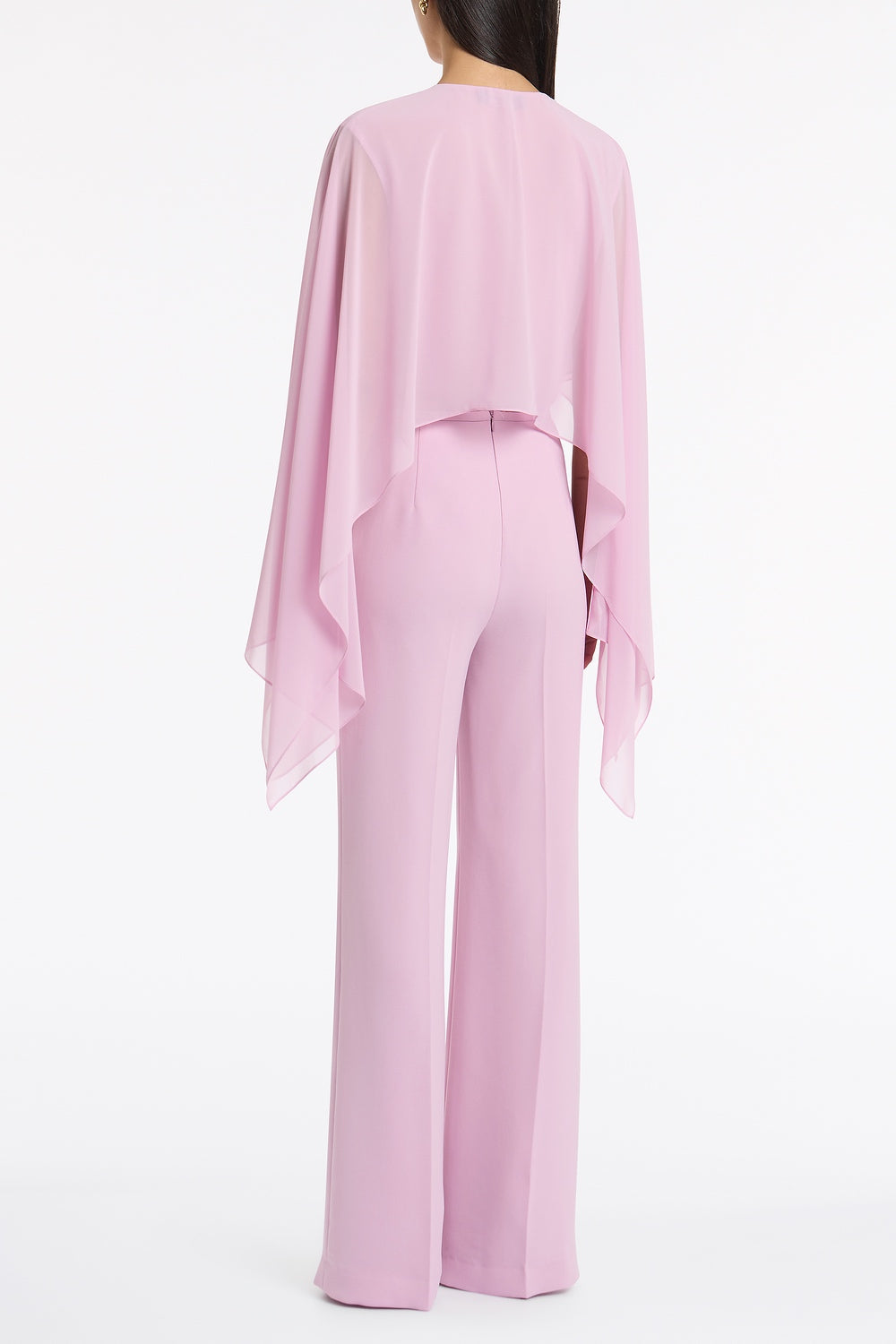 Carla Zampatti Floss Crepe Classic Flared Pant (Pink)