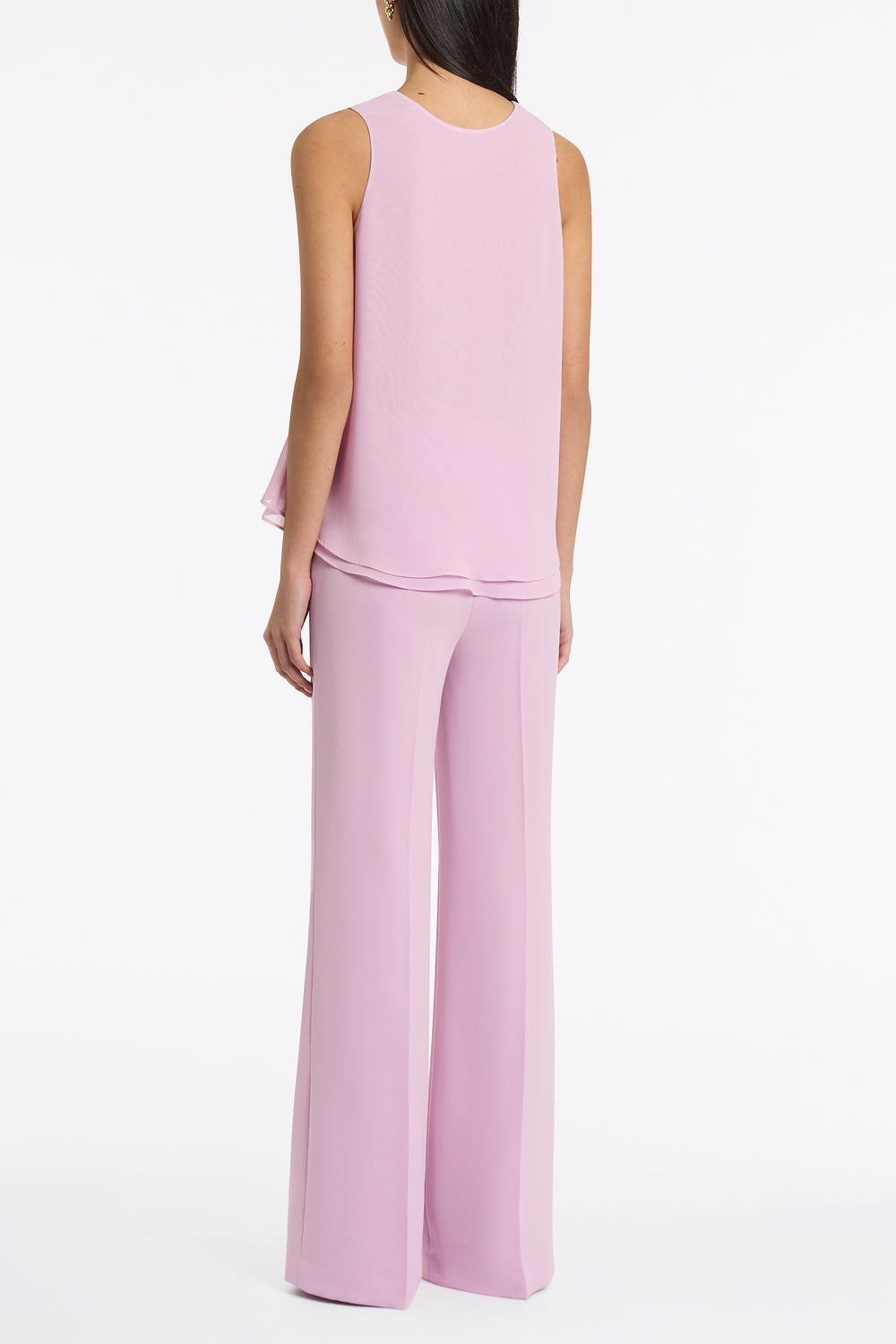 Carla Zampatti Floss Georgette Tiered Cami (Pink)