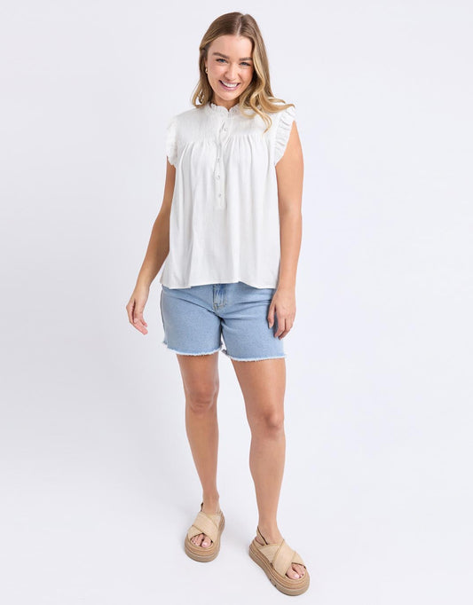 Airlie Top - (White)