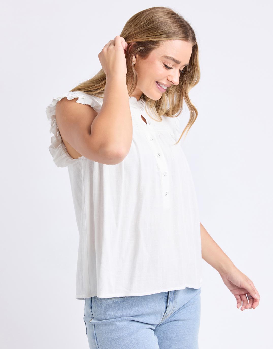 Foxwood Airlie Top (White)
