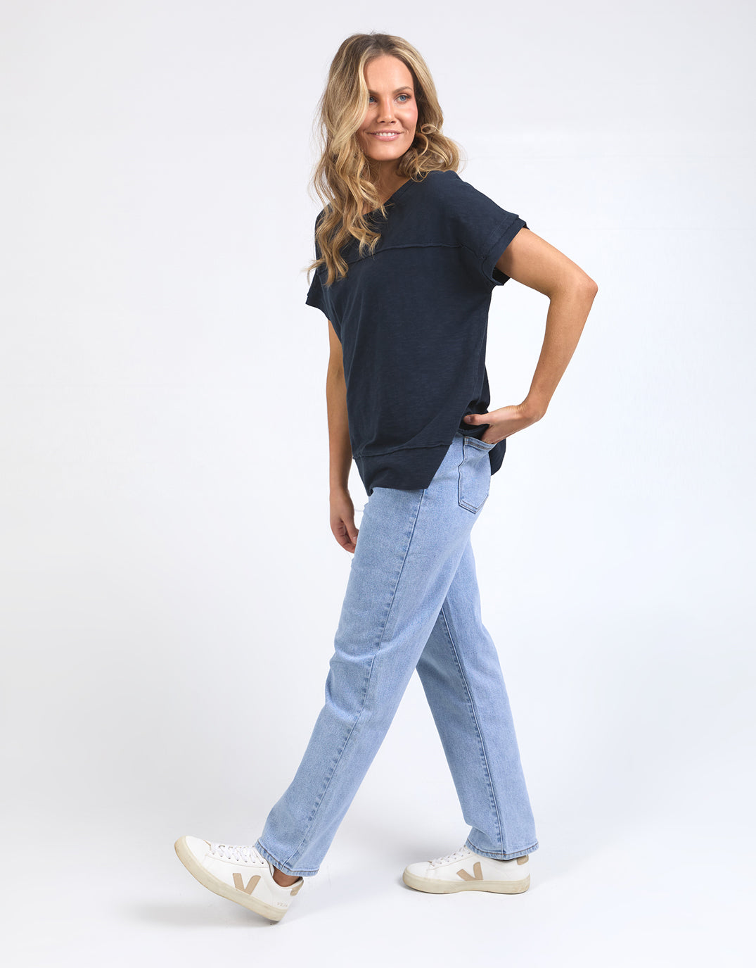 Foxwood Allison Tee (Dark Sapphire)