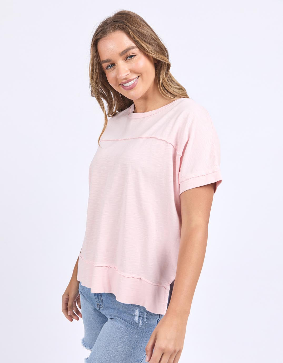 Foxwood Allison Tee (Pale Pink)