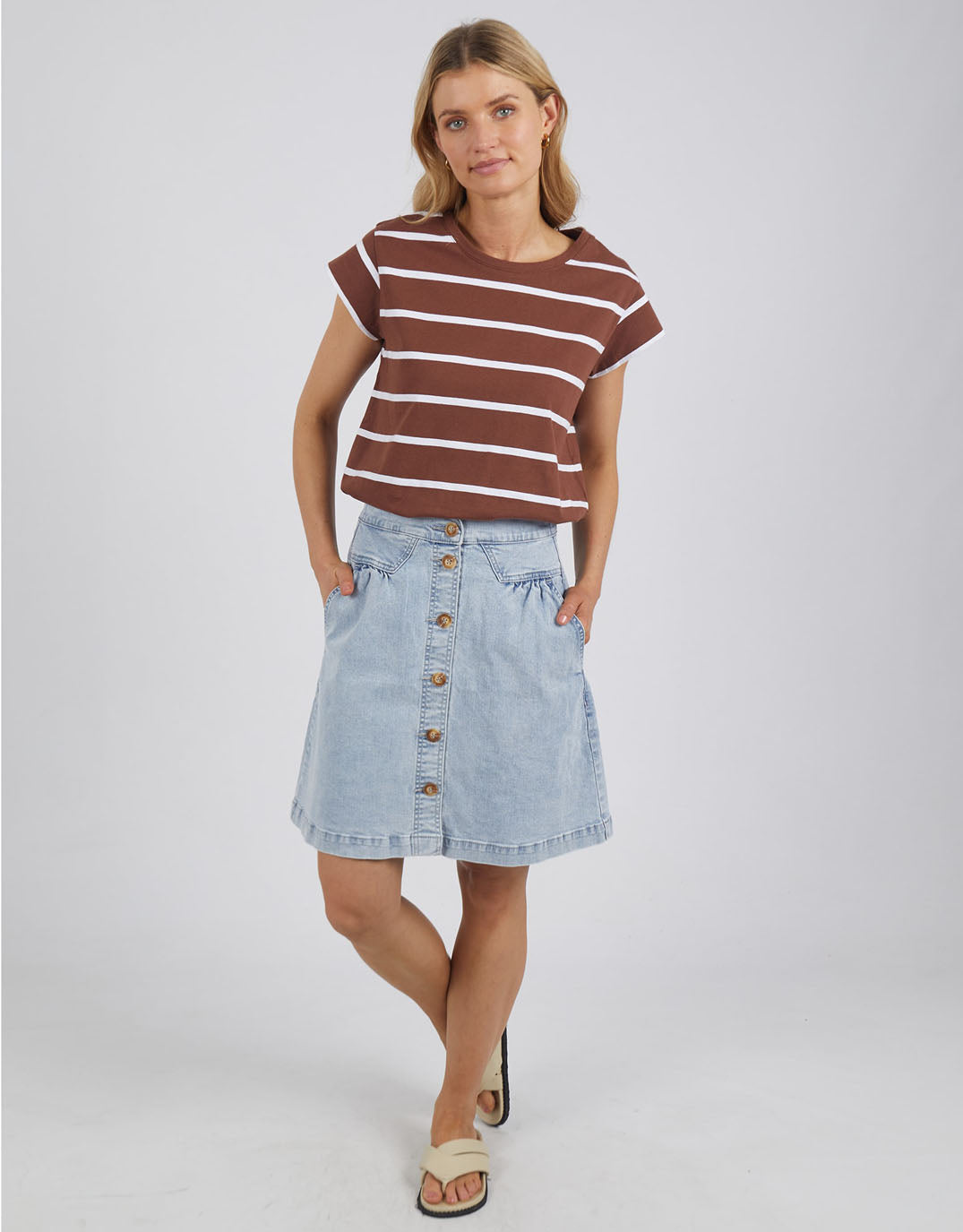 Foxwood Amanda Skirt Vintage Blue | 26% Off - Special8