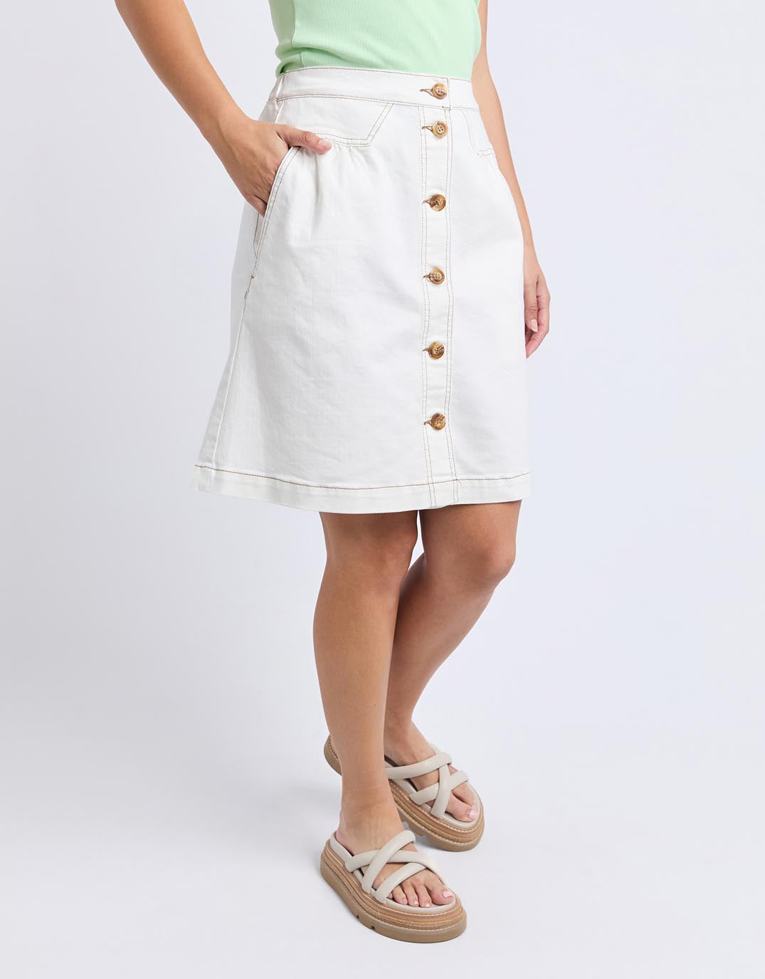 Foxwood Amanda Skirt (White)