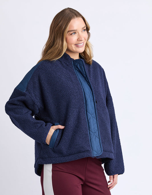 Foxwood Arizona Fleece Zip Thru (Navy)
