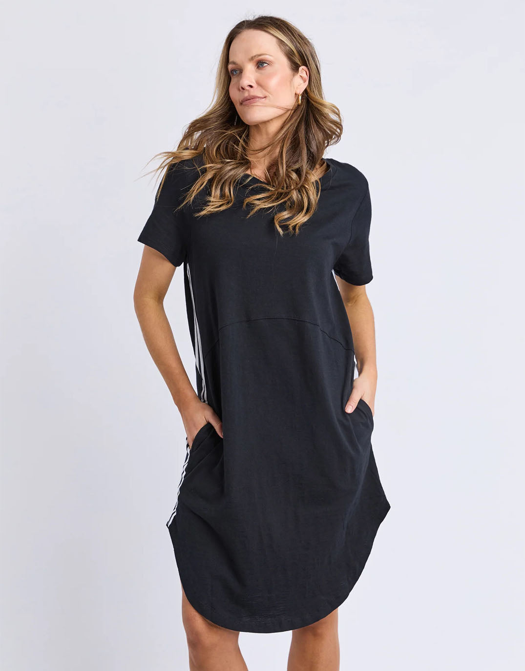 Bay Tape Dress - (Black)