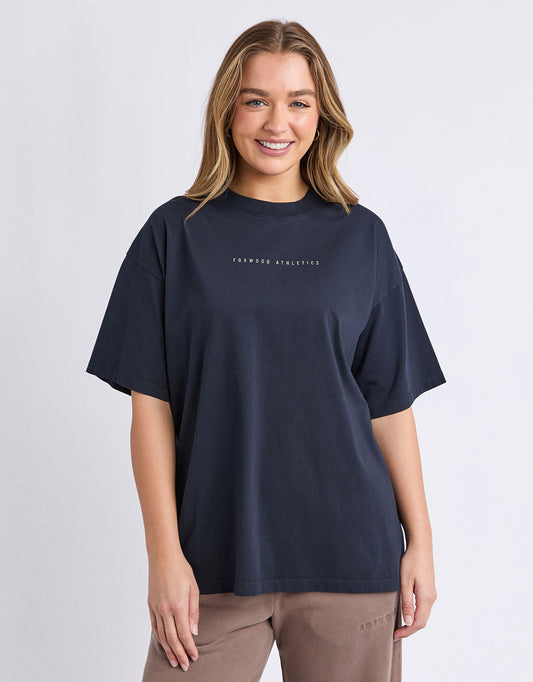 Image of T-Shirts. Productname: Captain Tee - in Ink colour by brand - Elm