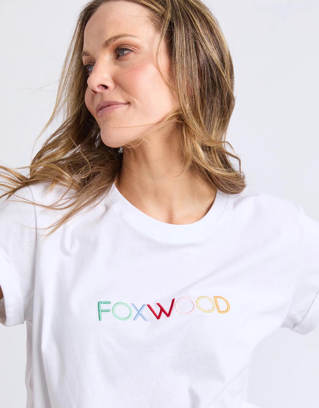 Confetti Tee - (White)