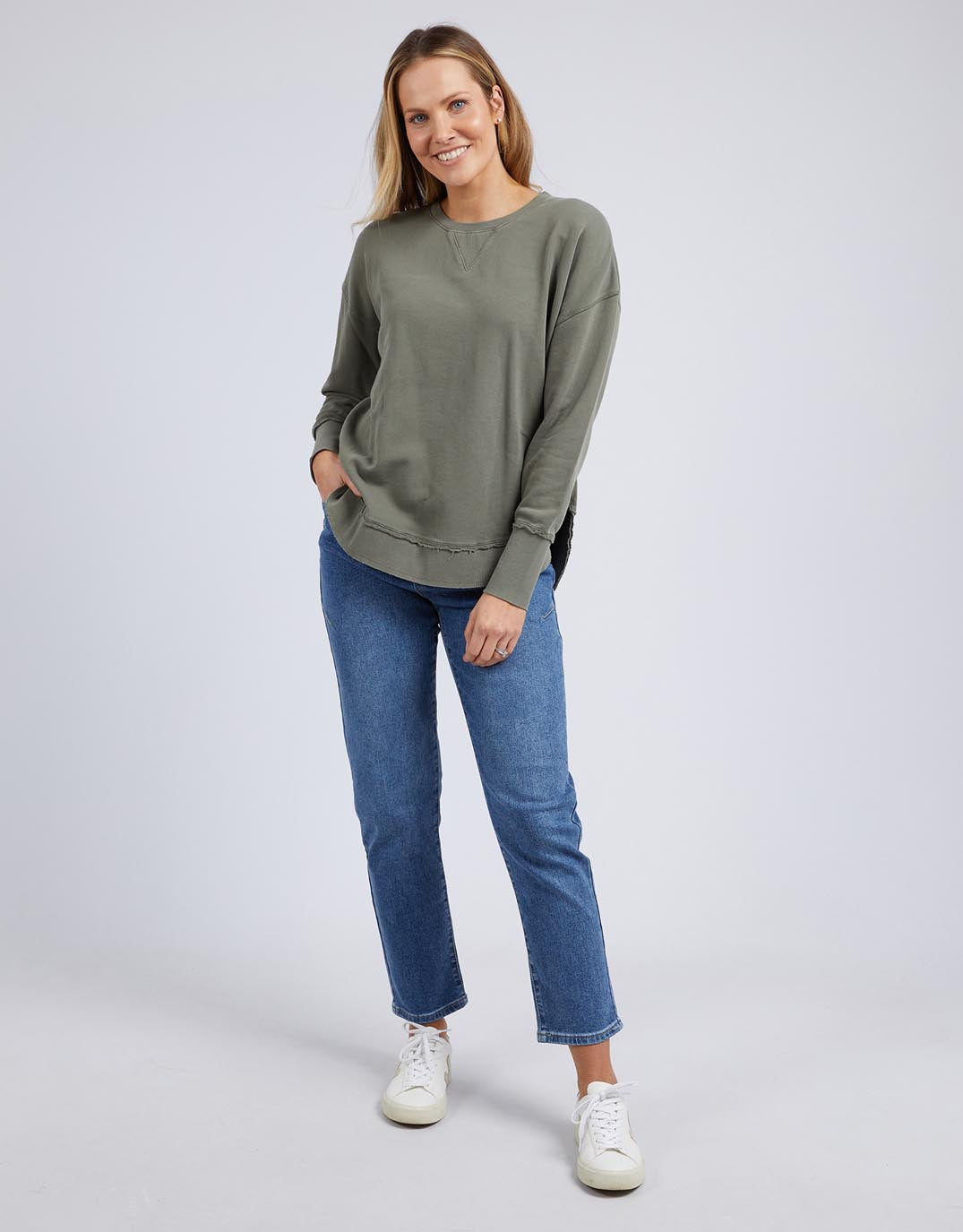 Delilah Crew - (Khaki)