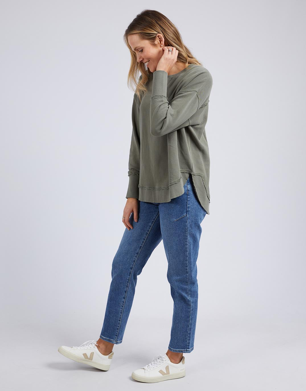 Delilah Crew - (Khaki)