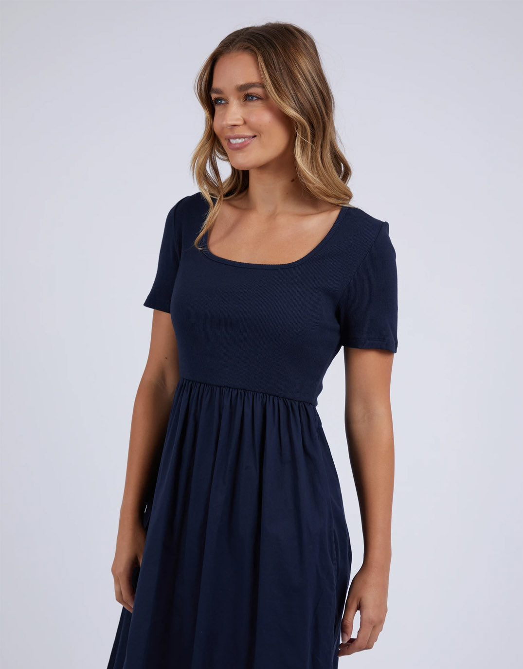 Ella Dress - (Navy)
