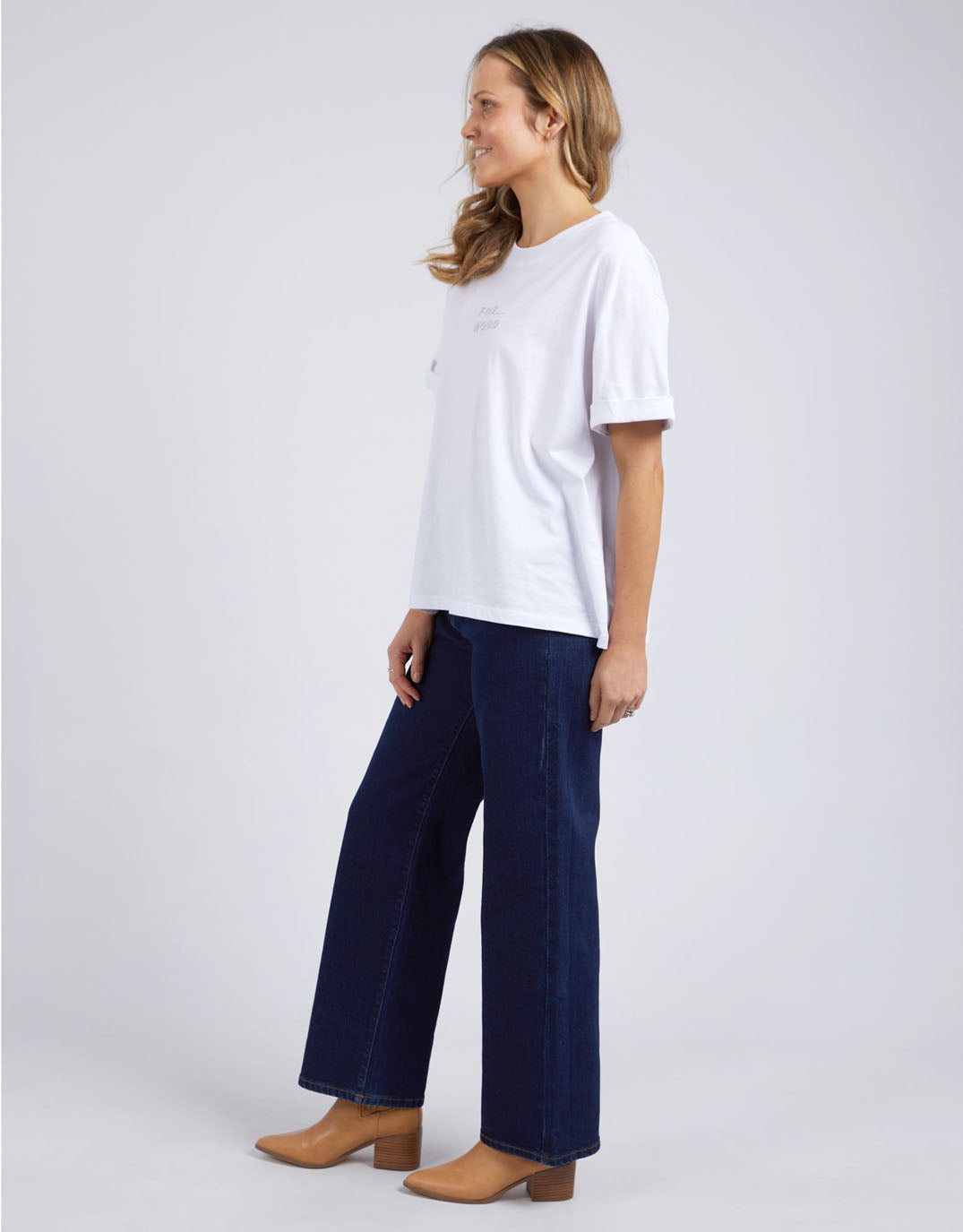Foxwood Huntleigh Oversized Tee (White)