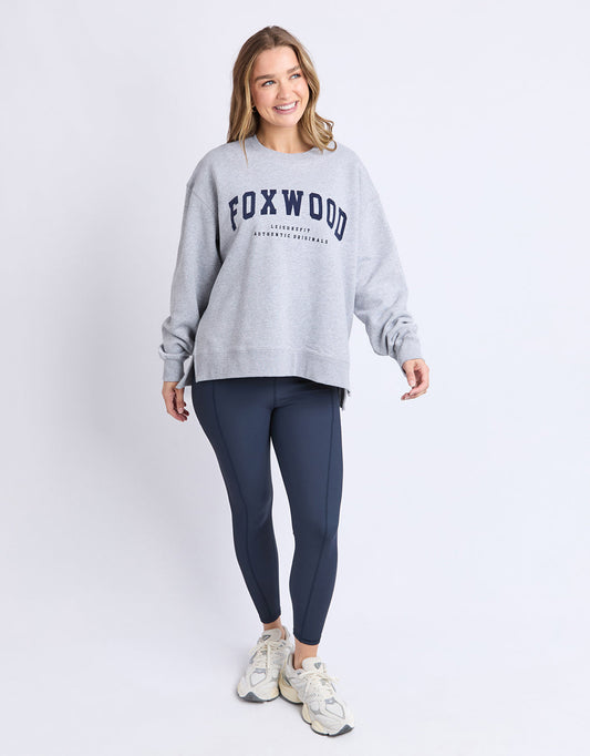 Foxwood Intention Crew (Grey Marle/Navy)