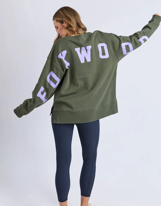 Interval Crew - (Khaki With Lilac)