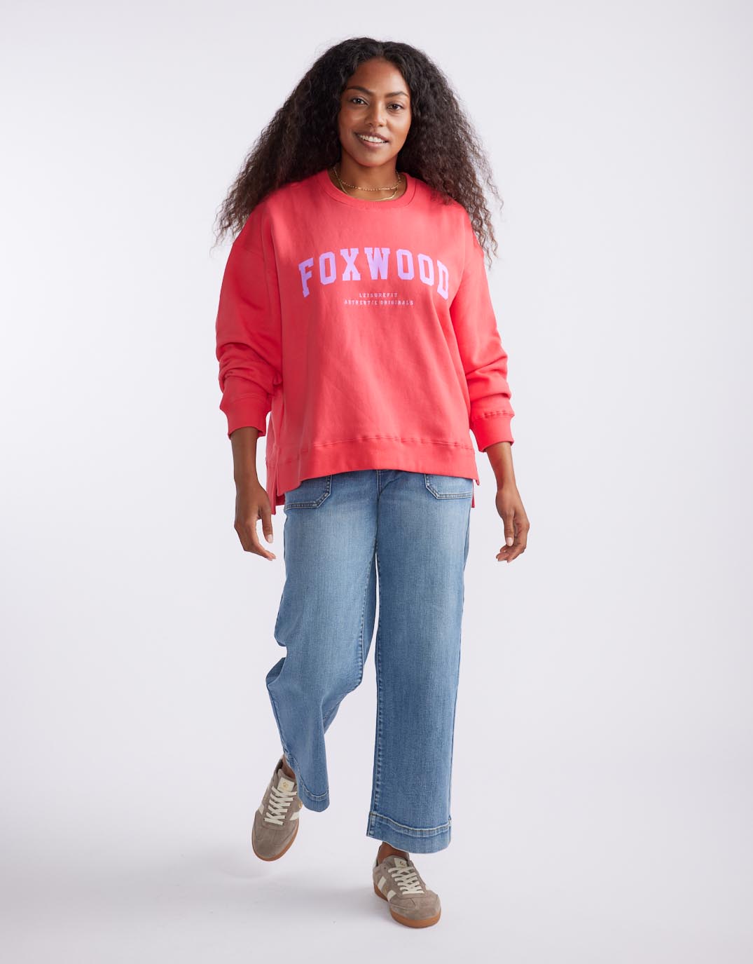Foxwood Interval Crew Raspberry / Neon Lilac (Rasp / Neon Lilac)