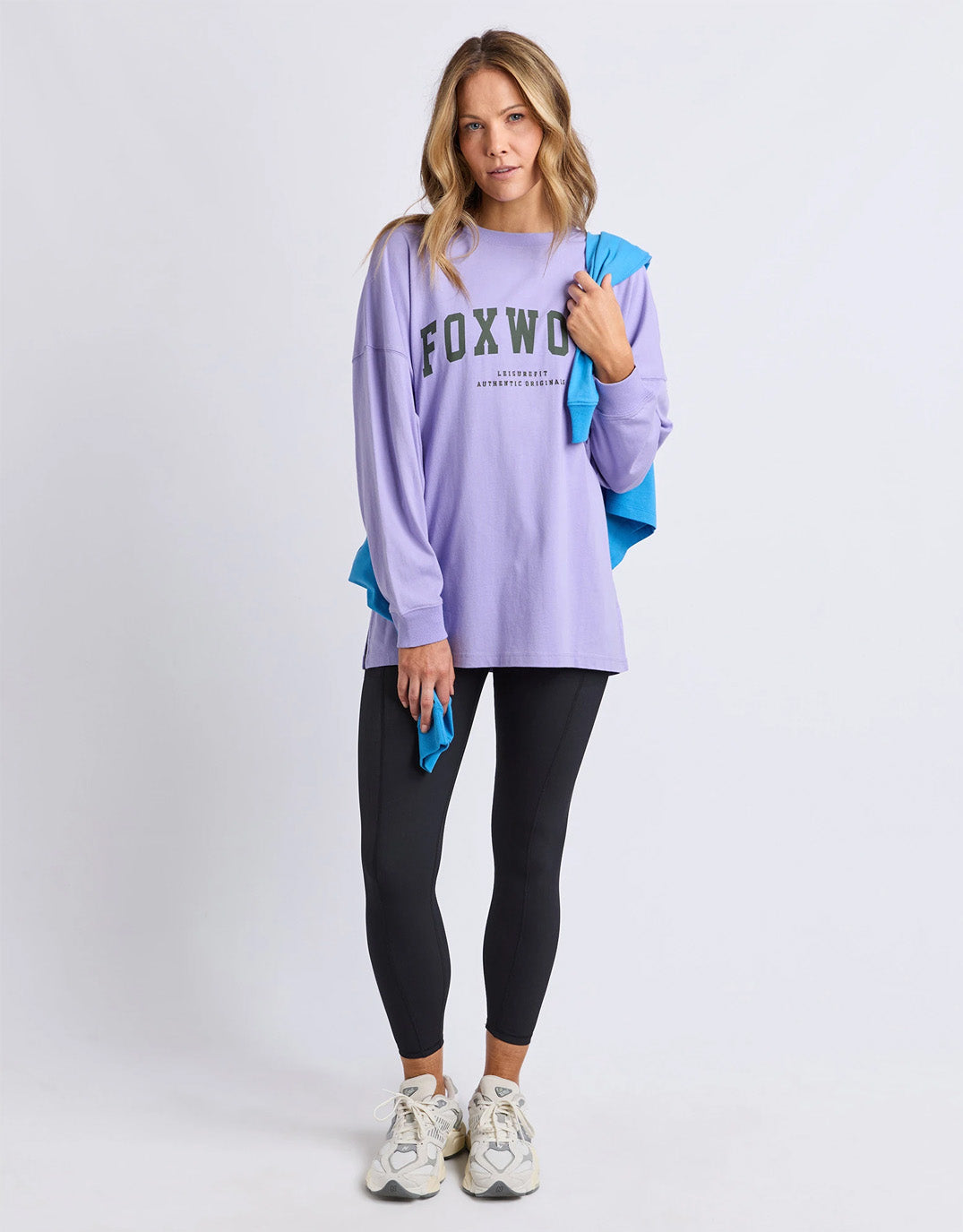 Foxwood Interval Long Sleeve (Lavender / Khaki)