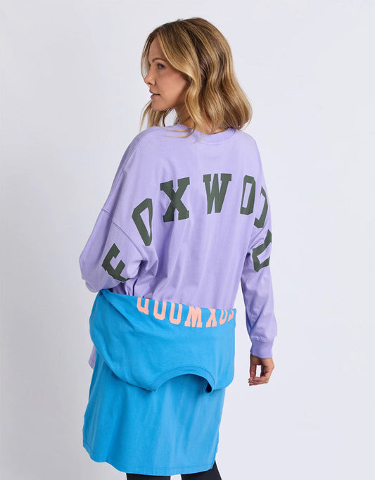 Foxwood Interval Long Sleeve (Lavender / Khaki)
