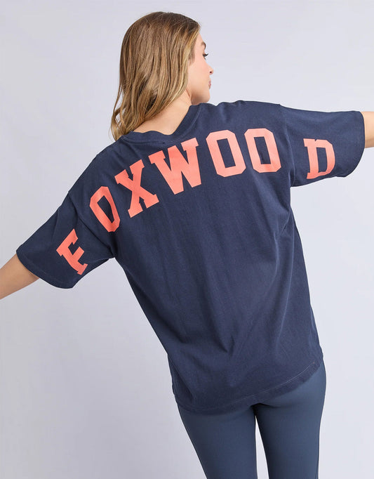 Foxwood Interval Tee (Navy/Orange)