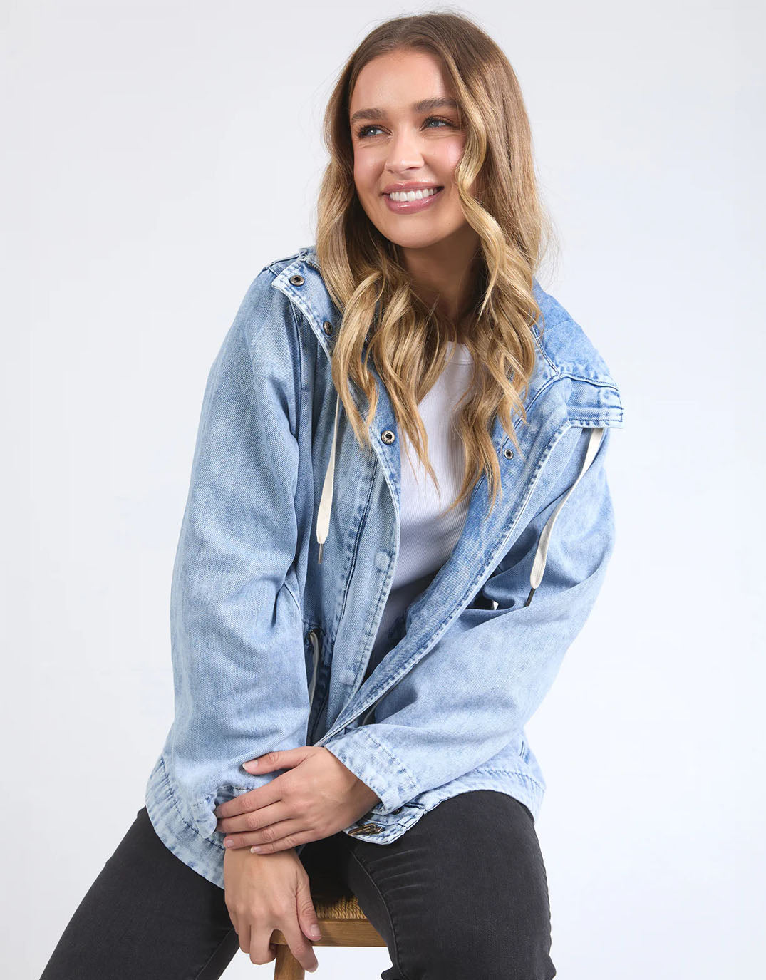 Image of Jackets. Productname: Kingston Anorak - in Light Blue colour by brand - Foxwood
