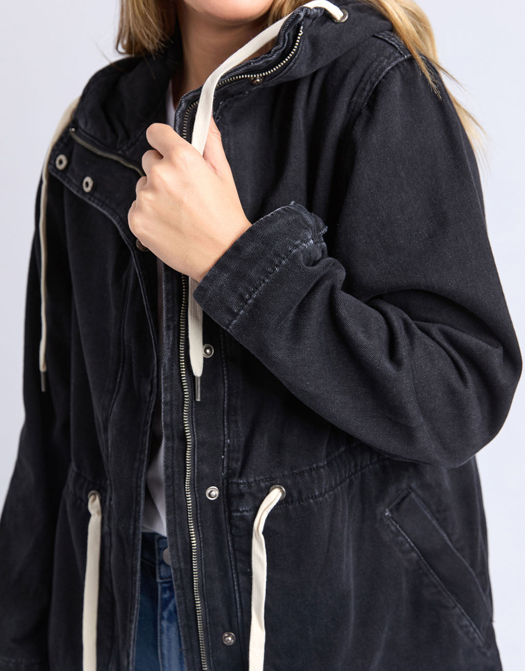 Foxwood Kingston Anorak (Washed Black)