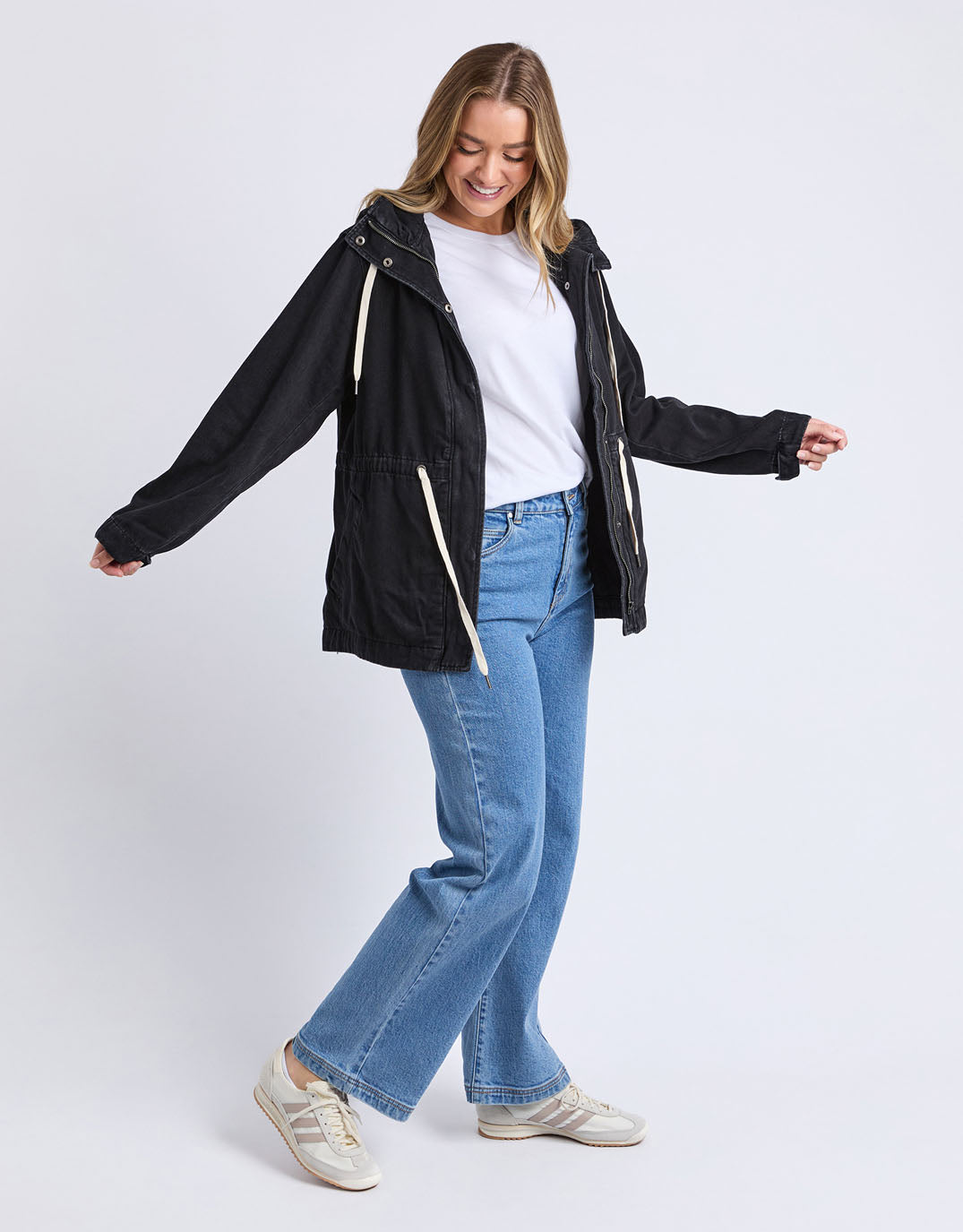 Foxwood Kingston Anorak (Washed Black)