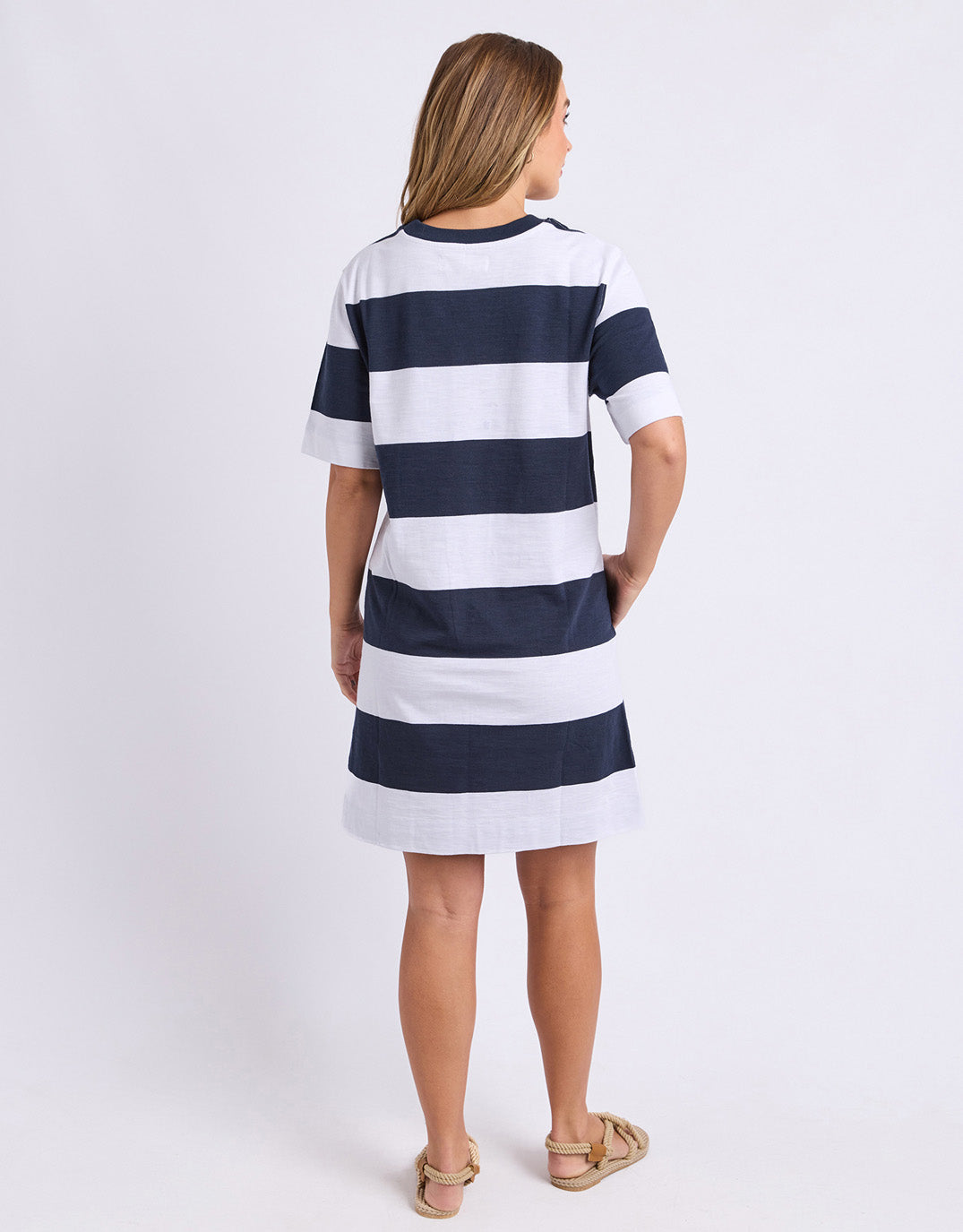 Foxwood Pebble Tee Dress (Navy)